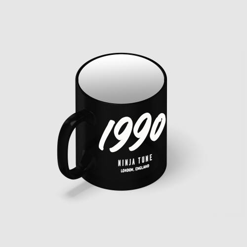 Ninja Tune 1990 Mug - Black Mug